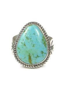 Tyrone Turquoise Ring Size 11 by Frederick Chavez (RG9344) Tyrone Turquoise Ring Size 11 by Frederick Chavez (RG9344)