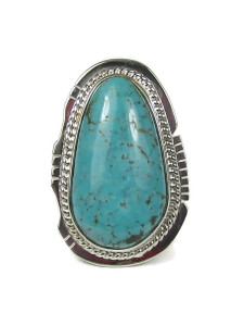 Kingman Turquoise Ring Size 7 by Lucy Valencia (RG9484) Kingman Turquoise Ring Size 7 by Lucy Valencia (RG9484)