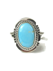 Sonoran Turquoise Ring Size 7 by Lucy Valencia (RG9493) Sonoran Turquoise Ring Size 7 by Lucy Valencia (RG9493)