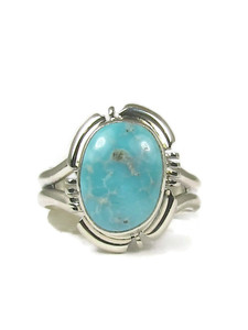 White Water Turquoise Ring Size 7 by Jake Sampson (RG9500) White Water Turquoise Ring Size 7 by Jake Sampson (RG9500)