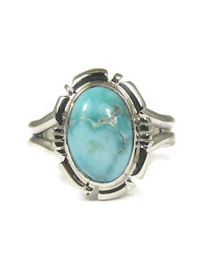 White Water Turquoise Ring Size 8 by Jake Sampson (RG9501) White Water Turquoise Ring Size 8 by Jake Sampson (RG9501)