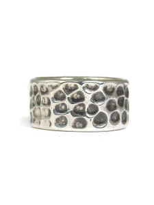 Hammered Silver Band Ring Size 9 (RG1780) 