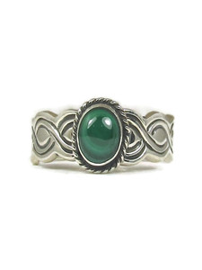 Silver Malachite Ring Size 9 (RG9533) Silver Malachite Ring Size 9 (RG9533)