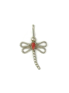 Mediterranean Coral Dragonfly Pendant (PD6455) Mediterranean Coral Dragonfly Pendant (PD6455)