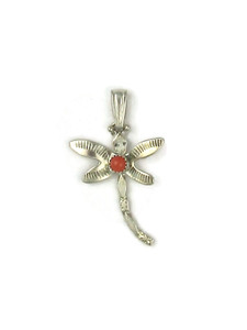 Mediterranean Coral Dragonfly Pendant (PD6456) Mediterranean Coral Dragonfly Pendant (PD6456)