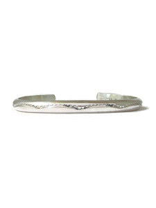 Hand Stamped Silver Bracelet by Elaine Tahe (BR8394) Hand Stamped Silver Bracelet by Elaine Tahe (BR8394)