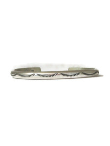 Hand Stamped Silver Bracelet by Elaine Tahe (BR8395) Hand Stamped Silver Bracelet by Elaine Tahe (BR8395)