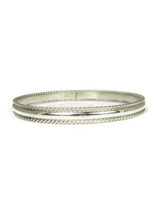 Silver Bangle Bracelet by Elaine Tahe (BR8445) Silver Bangle Bracelet by Elaine Tahe (BR8445)