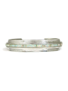 Silver Opal Inlay Bracelet (BR8451) Silver Opal Inlay Bracelet (BR8451)