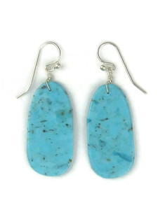 Turquoise Slab Earrings by Ronald Chavez (ER6506)