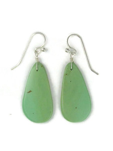 Turquoise Slab Earrings by Ronald Chavez (ER6535)