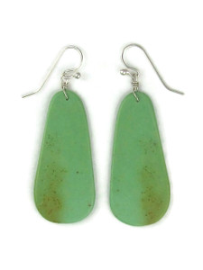 Turquoise Slab Earrings by Ronald Chavez (ER6541) 