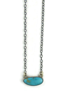 Kingman Turquoise Necklace by Loretta Degauto (NK5664)