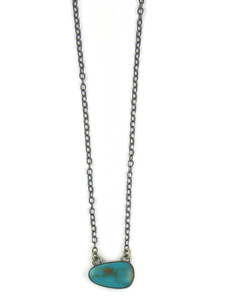 Kingman Turquoise Necklace by Loretta Degauto (NK5668)