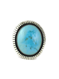 Sonoran Turquoise Ring Size 10 Adjustable by Bernise Chavez (RG9605)