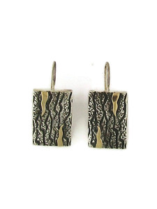14k Gold & Sterling Silver Earrings - Omega Clips (ER0225) 14k Gold & Sterling Silver Earrings - Omega Clips (ER0225)
