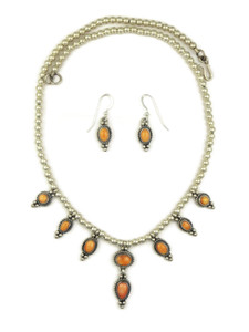 Spiny Oyster Shell Necklace & Earring Set (NK2169) Spiny Oyster Shell Necklace & Earring Set (NK2169)
