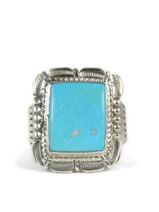Royston Turquoise Ring Size 13 1/4 by Bennie Ration