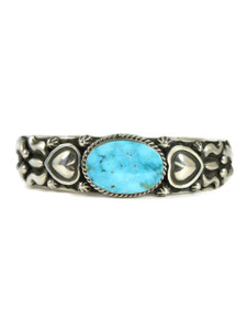 Kingman Turquoise Bracelet by Darryl Becenti (BR4731) Kingman Turquoise Bracelet by Darryl Becenti (BR4731)