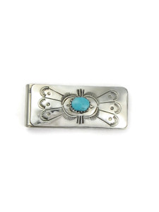 Kingman Turquoise Money Clip (MC832) Kingman Turquoise Money Clip (MC832)