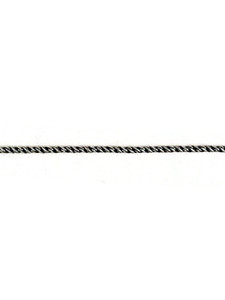Antiqued 1.5mm Sterling Silver Rope Chain 18" (CH100-18) 