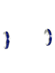 Lapis Inlay Hoop Earrings by Antonio Duran (ER5615) Lapis Inlay Hoop Earrings by Antonio Duran (ER5615)