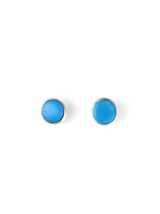 Kingman Turquoise Post Earrings (ER5650) Kingman Turquoise Post Earrings (ER5650)