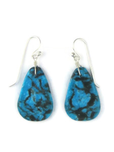 Turquoise Slab Earrings by Ronald Chavez (ER5704) Turquoise Slab Earrings by Ronald Chavez (ER5704)