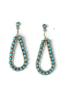 Turquoise Loop Earrings by Jane Quam (ER5866) Turquoise Loop Earrings by Jane Quam (ER5866)
