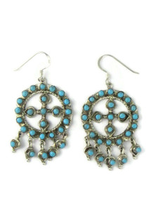 Turquoise Dangle Earrings by Wayne Johnson (ER5670) Turquoise Dangle Earrings by Wayne Johnson (ER5670)