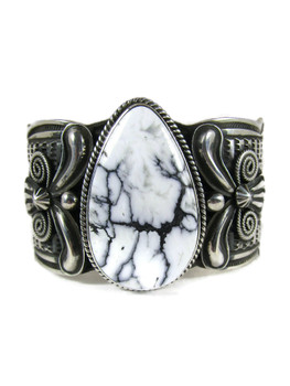 White Buffalo Cuff Bracelet by Andy Cadman (BR8410)