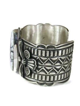 White Buffalo Cuff Bracelet by Andy Cadman (BR8410)