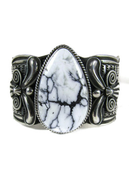 White Buffalo Cuff Bracelet by Andy Cadman (BR8410)