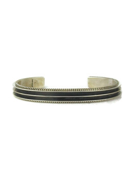 Silver Channel Bracelet by Darrell Yazzie (BR8586)