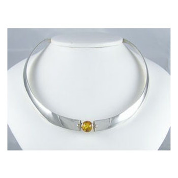 Amazon.com: Oxford Diamond Co 7mm Plain Collar Choker .925 Sterling Silver  Necklace No Clasp: Clothing, Shoes & Jewelry