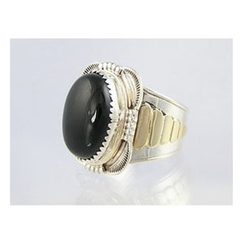 Black Onyx Wrap Ring in Sterling Silver | Ross-Simons