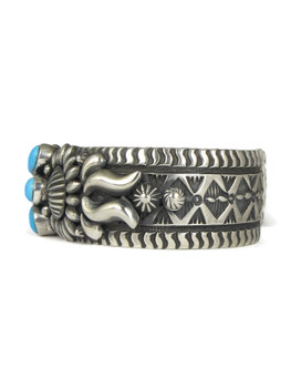 Sleeping Beauty Turquoise & Spiny Oyster Shell Cuff Bracelet