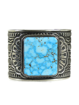 Kingman Turquoise Cuff Bracelet by Sunshine Reeves (BR7002)