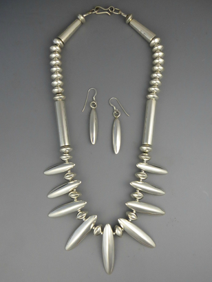 Sterling Silver Necklace Set by Mike Thompson - Southwest