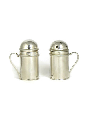 silver salt & pepper shakers