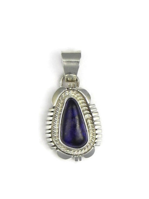 925 Sterling Silver Clip Bail Cushion Sugilite Center Pendant