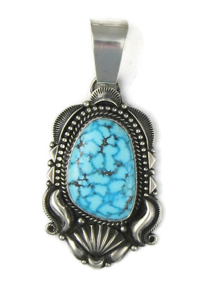 Water Web Kingman Turquoise Pendant by Derrick Gordon (PD5024)