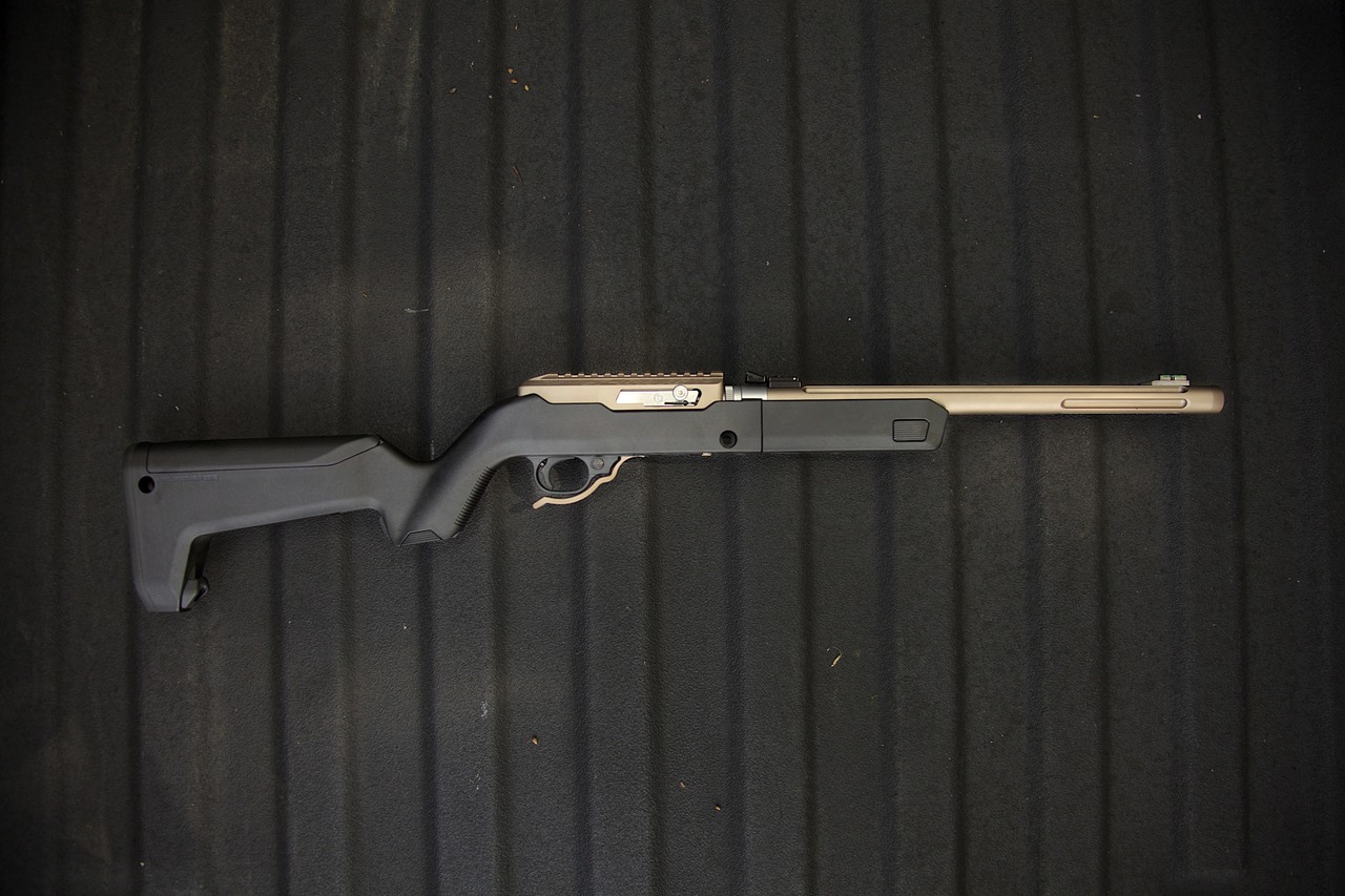 XRing™ Takedown .22LR Rifle with Black Magpul Backpacker Stock Hawk Arms