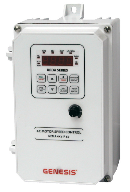 KBDA-27D White (9544), Digital AC Drives, Nema 4x Inverter 2 HP