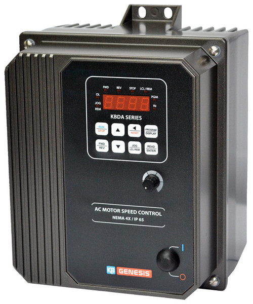 KBDA-42 Black (9763), Digital AC Drives, Nema 4x Inverter 1 HP