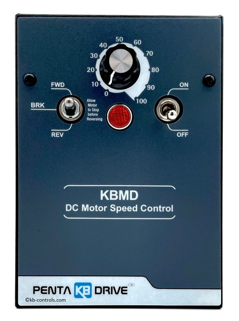 KBMD-240D W/FBR, (9371) SCR Drive, DC, 120/240 VAC, 11A Max, N1, Thru 0.75/1.5 HP, 1.0/2.0 HP w/H.S., 90/180 VDC Armature, Line Fuse