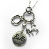 Custom personalized horse name necklace