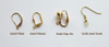 Earringbacks: Leverback, fishhook, clip-on earrings