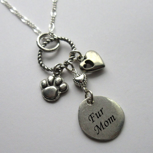Fur Mom Necklace - A meaningful gift for pet lovers