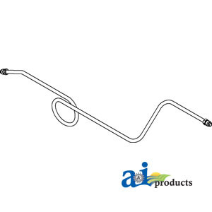 A361494R11Fuel Line, Strainer To Carburetor w/ Nuts A361494R11